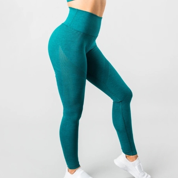 Alphalete Pants - Alphalete Teal Aero Legging